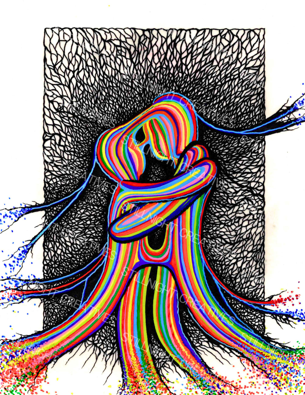 Energy of Love - Print of Painting