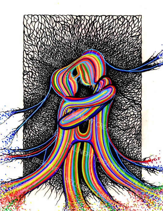 Energy of Love - Print of Painting